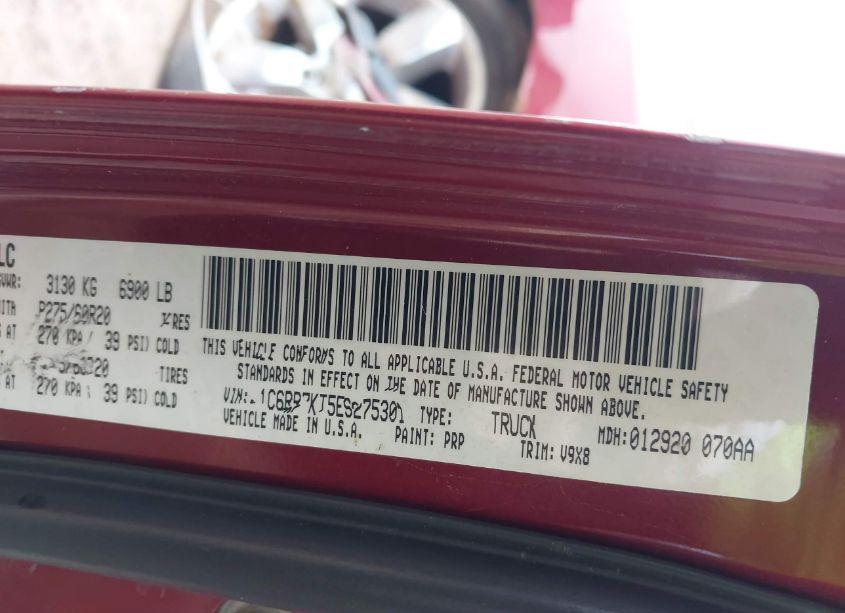 Photo 9 of 2014 Ram 1500 EXPRESS (VIN 1C6RR7KT5ES275301)