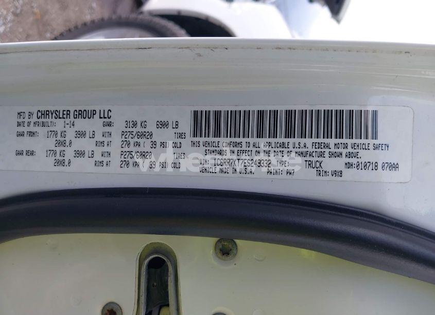 Photo 9 of 2014 Ram 1500 EXPRESS (VIN 1C6RR7KT7ES249332)