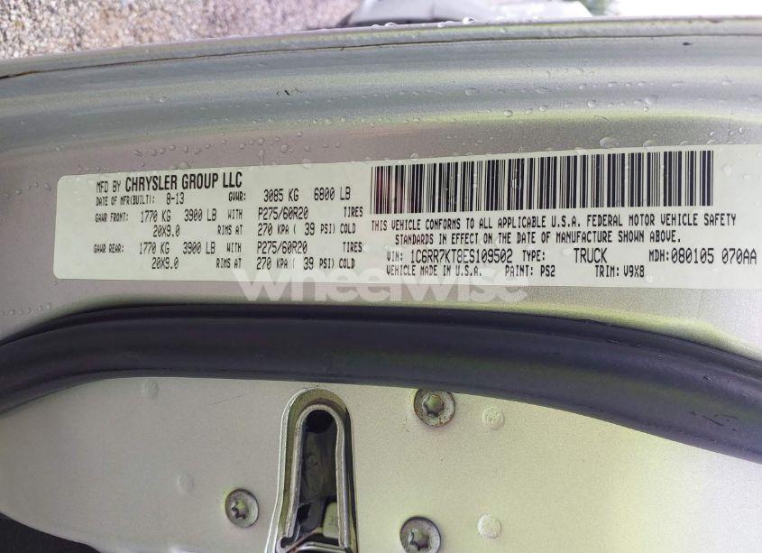 Photo 9 of 2014 Ram 1500 EXPRESS (VIN 1C6RR7KT8ES109502)