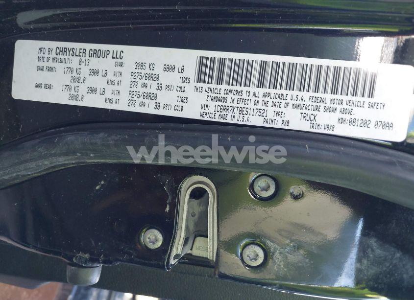 Photo 9 of 2014 Ram 1500 EXPRESS (VIN 1C6RR7KT8ES117521)