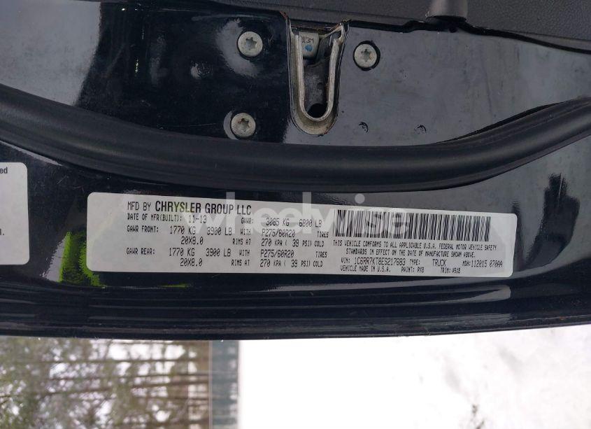 Photo 9 of 2014 Ram 1500 EXPRESS (VIN 1C6RR7KT8ES217683)