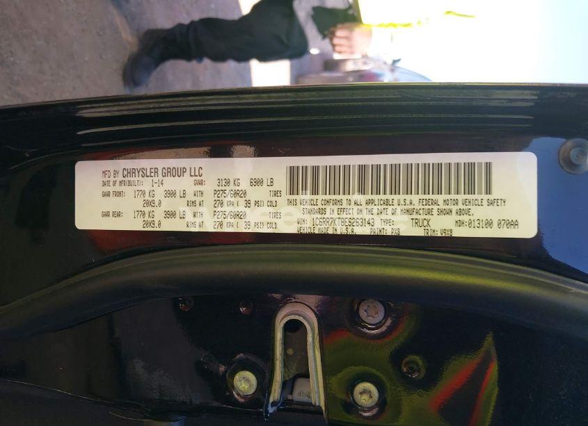 Photo 9 of 2014 Ram 1500 EXPRESS (VIN 1C6RR7KT8ES263143)