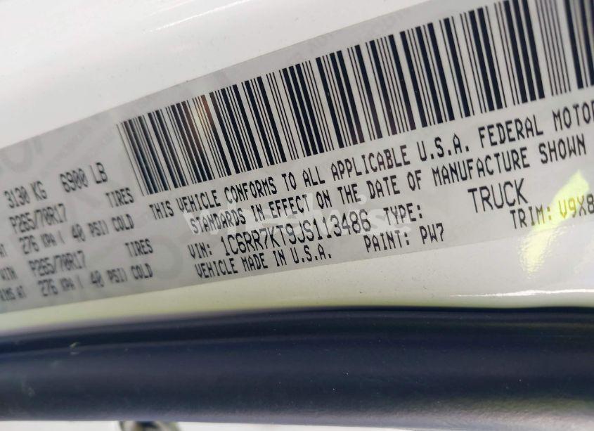 Photo 9 of 2018 Ram 1500 EXPRESS 4X4 5'7 BOX (VIN 1C6RR7KT9JS113486)