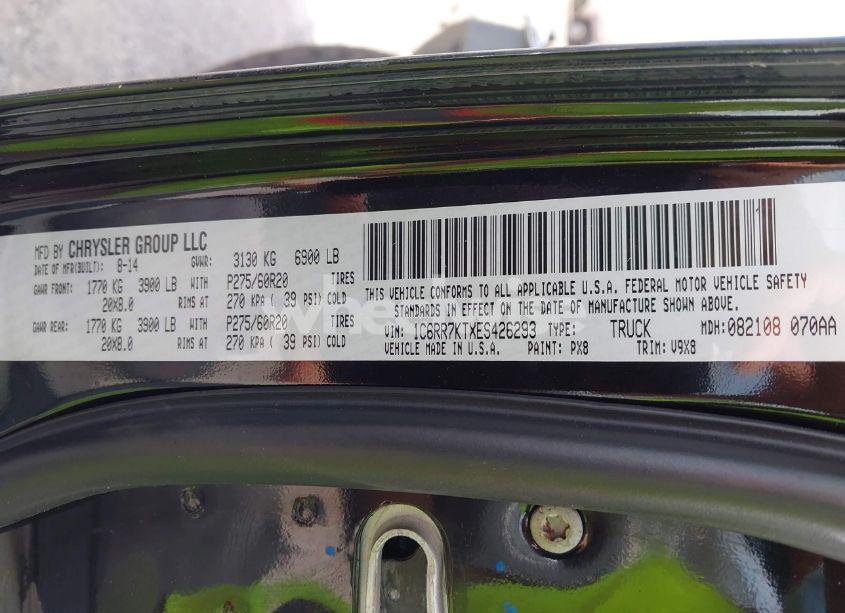 Photo 9 of 2014 Ram 1500 EXPRESS (VIN 1C6RR7KTXES426293)