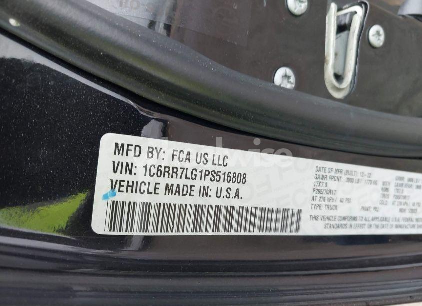 Photo 9 of 2023 Ram 1500 CLASSIC SLT 4X4 5'7 BOX (VIN 1C6RR7LG1PS516808)
