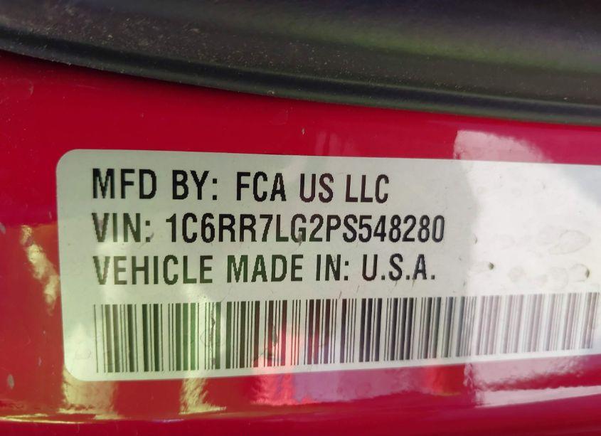 Photo 9 of 2023 Ram 1500 CLASSIC WARLOCK 4X4 5'7 BOX (VIN 1C6RR7LG2PS548280)