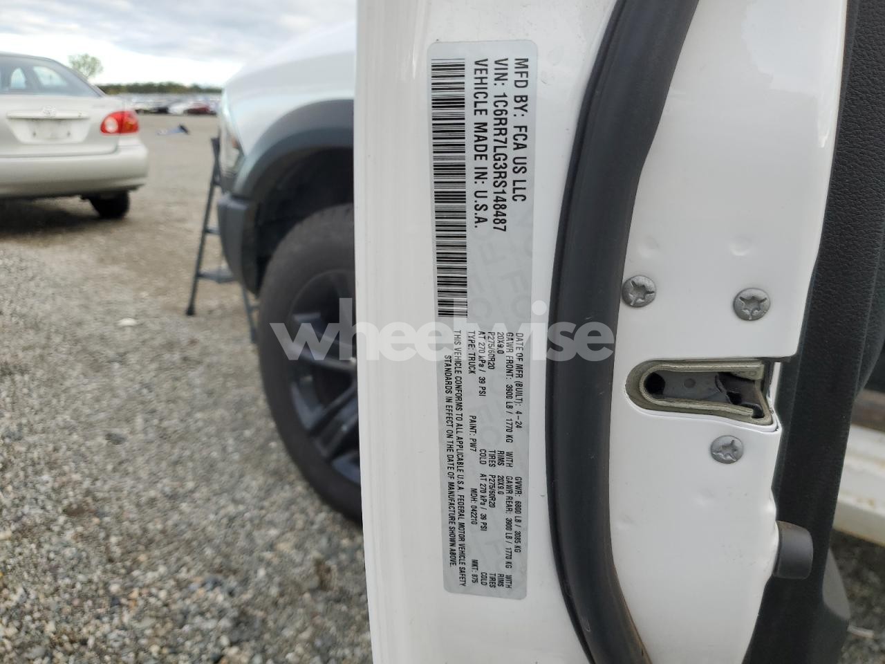 Photo 13 of 2024 RAM 1500 CLASSIC SLT (VIN 1C6RR7LG3RS148487)