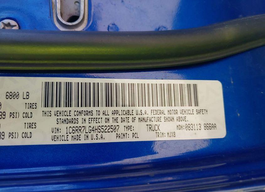 Photo 9 of 2017 Ram 1500 BIG HORN 4X4 5'7 BOX (VIN 1C6RR7LG4HS522507)