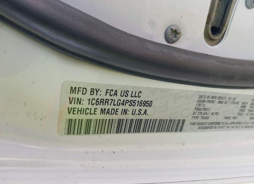 Photo 9 of 2023 Ram 1500 CLASSIC SLT 4X4 5'7 BOX (VIN 1C6RR7LG4PS516950)