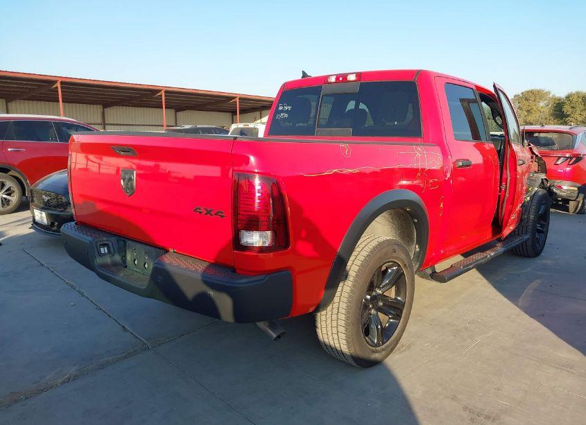 Photo 4 of 2023 Ram 1500 CLASSIC WARLOCK 4X4 5'7 BOX (VIN 1C6RR7LG4PS527429)