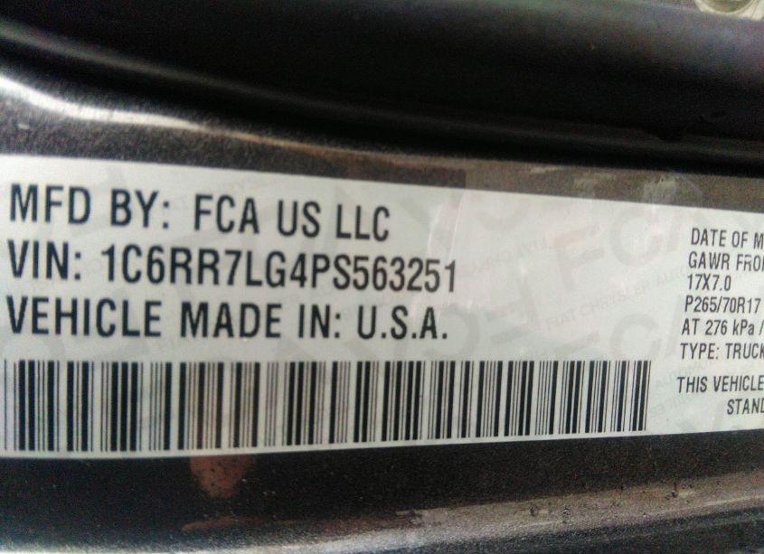 Photo 9 of 2023 Ram 1500 CLASSIC SLT 4X4 5'7 BOX (VIN 1C6RR7LG4PS563251)