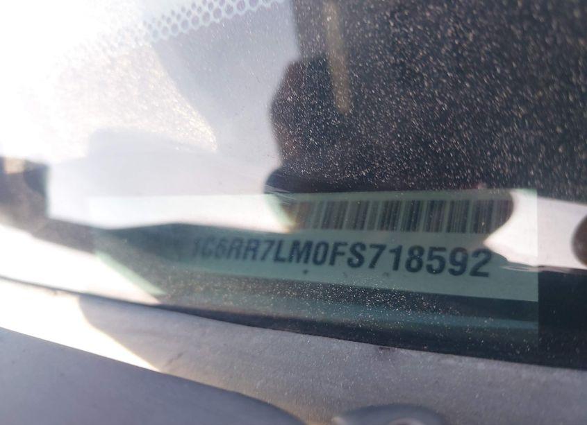 Photo 9 of 2015 Ram 1500 BIG HORN (VIN 1C6RR7LM0FS718592)