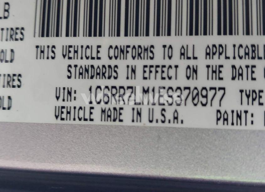 Photo 9 of 2014 Ram 1500 BIG HORN (VIN 1C6RR7LM1ES370977)