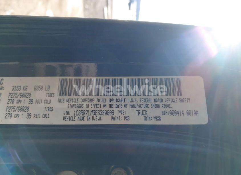 Photo 9 of 2014 Ram 1500 LONE STAR (VIN 1C6RR7LM3ES390809)