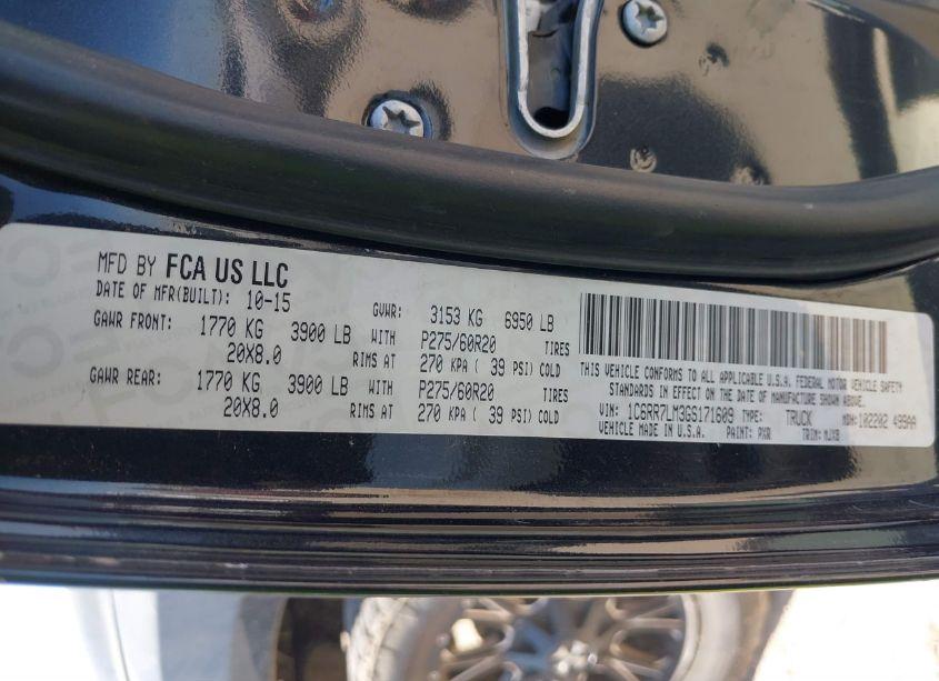 Photo 9 of 2016 Ram 1500 LONE STAR (VIN 1C6RR7LM3GS171609)