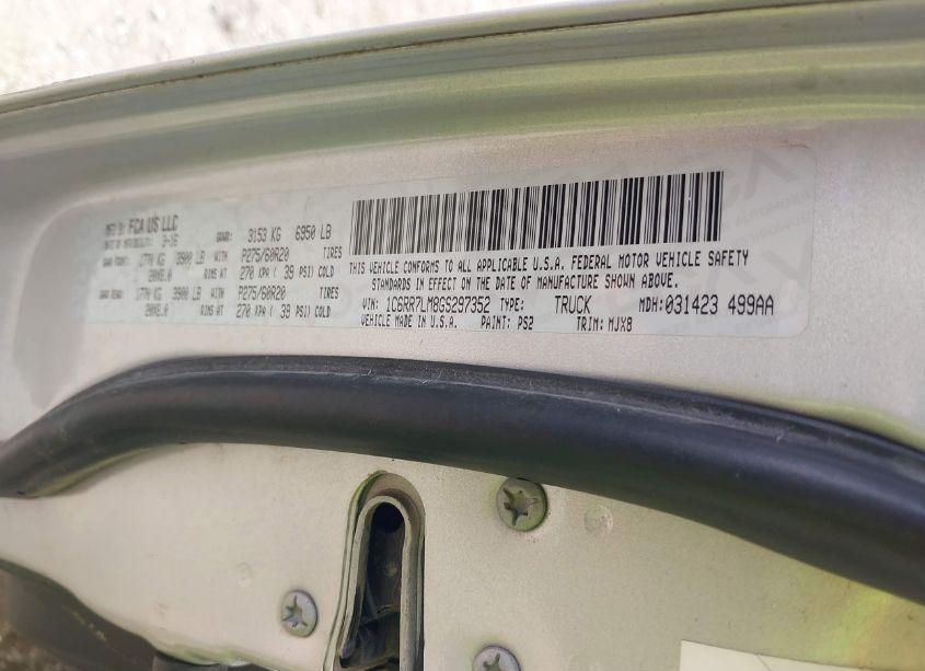 Photo 9 of 2016 Ram 1500 BIG HORN (VIN 1C6RR7LM8GS297352)