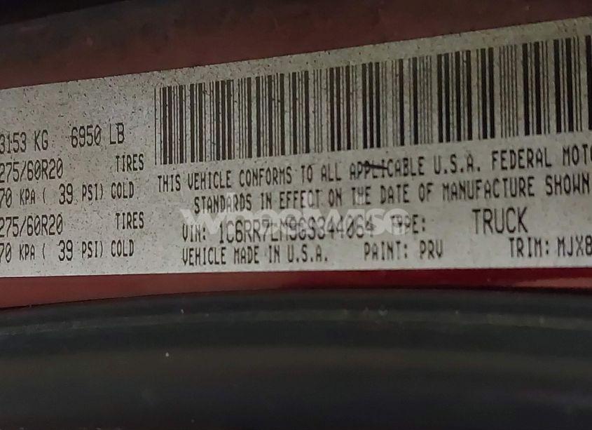 Photo 9 of 2016 Ram 1500 BIG HORN (VIN 1C6RR7LM9GS344064)