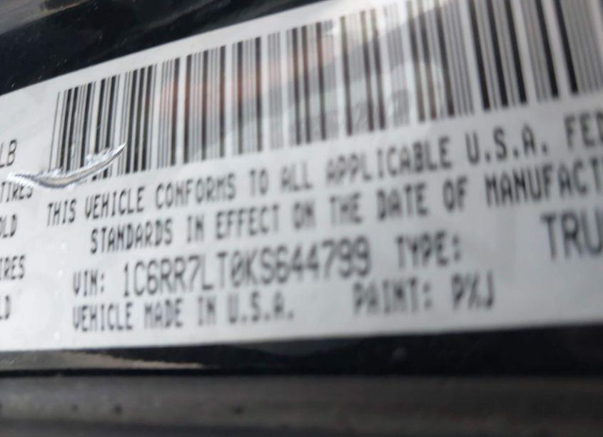 Photo 9 of 2019 Ram 1500 CLASSIC SLT 4X4 5'7 BOX (VIN 1C6RR7LT0KS644799)