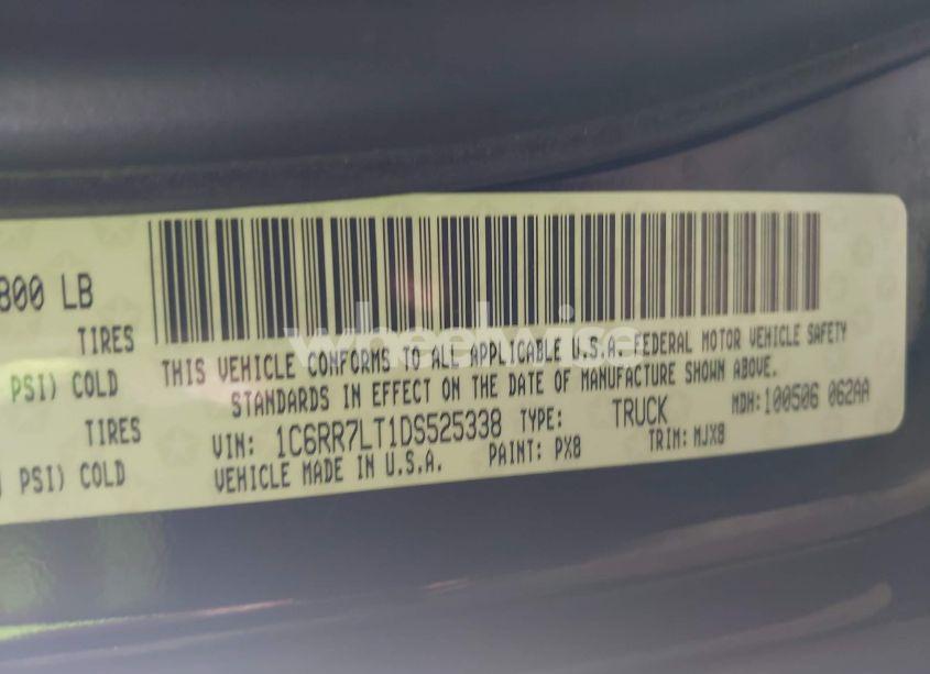 Photo 9 of 2013 Ram 1500 BIG HORN (VIN 1C6RR7LT1DS525338)