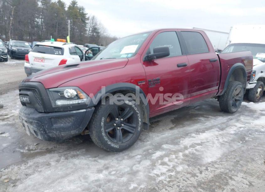 Photo 2 of 2021 Ram 1500 CLASSIC WARLOCK 4X4 5'7 BOX (VIN 1C6RR7LT2MS502537)