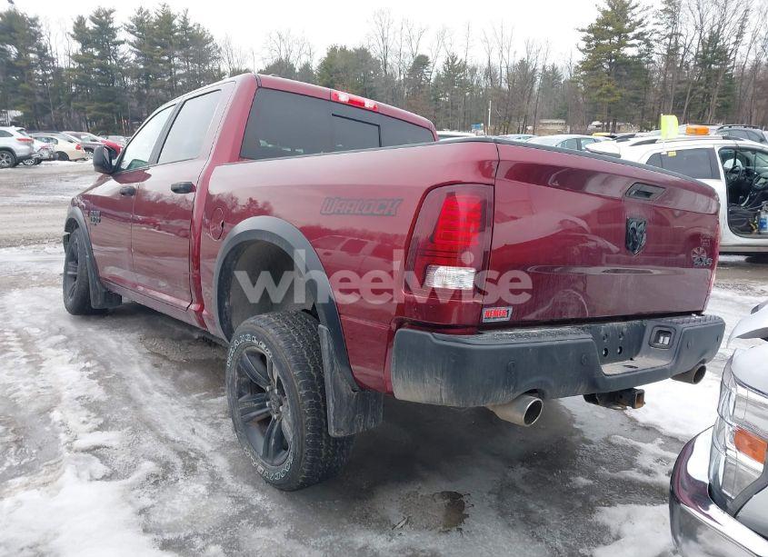 Photo 3 of 2021 Ram 1500 CLASSIC WARLOCK 4X4 5'7 BOX (VIN 1C6RR7LT2MS502537)