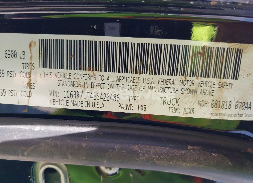 Photo 9 of 2014 Ram 1500 BIG HORN (VIN 1C6RR7LT4ES420486)