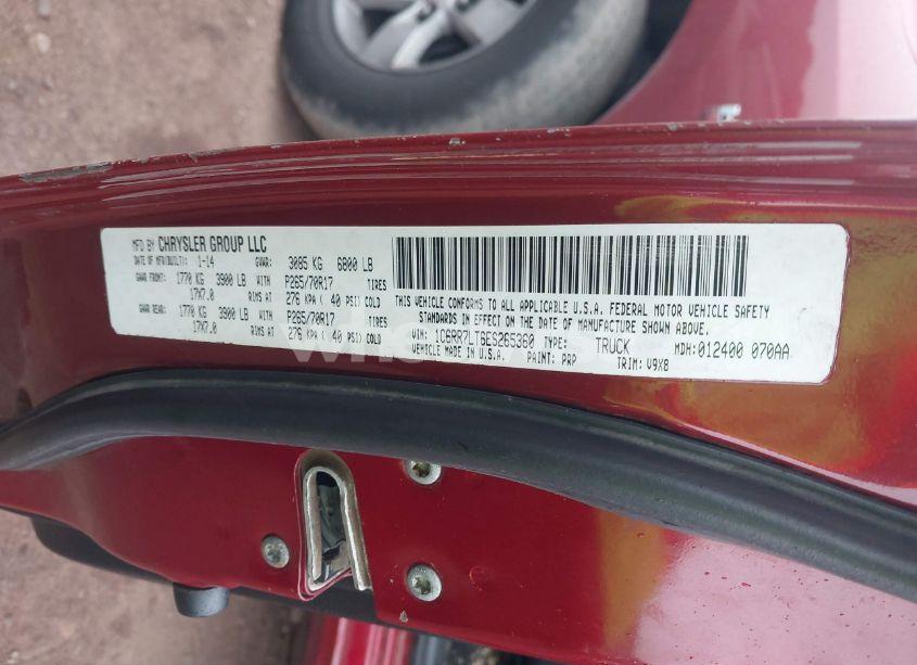 Photo 9 of 2014 Ram 1500 SLT (VIN 1C6RR7LT6ES265360)