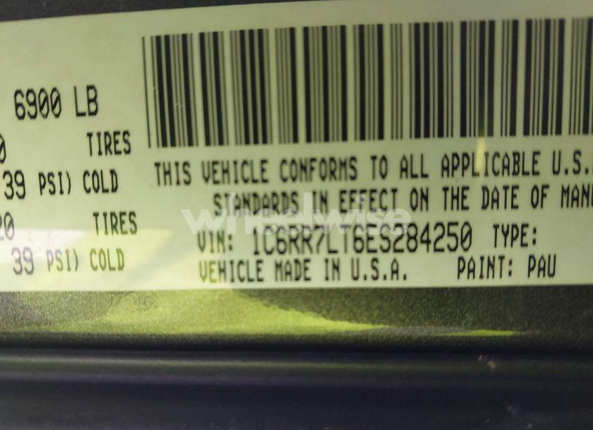 Photo 9 of 2014 Ram 1500 BIG HORN (VIN 1C6RR7LT6ES284250)