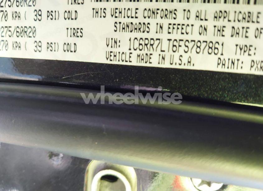 Photo 9 of 2015 Ram 1500 BIG HORN (VIN 1C6RR7LT6FS787861)