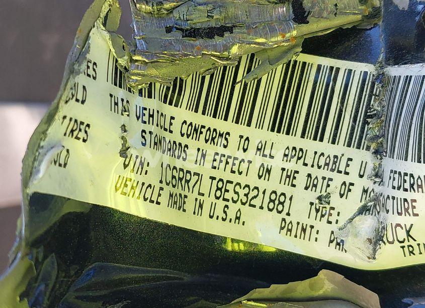 Photo 9 of 2014 Ram 1500 BIG HORN (VIN 1C6RR7LT8ES321881)