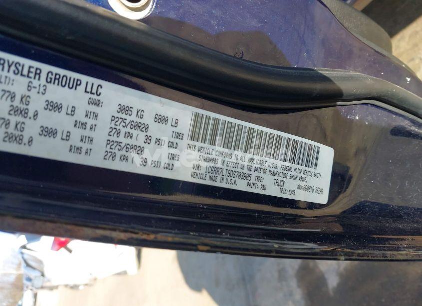 Photo 9 of 2013 Ram 1500 BIG HORN (VIN 1C6RR7LT9DS703805)