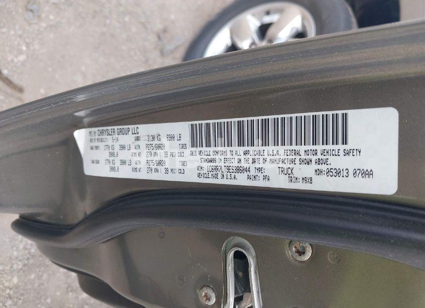 Photo 9 of 2014 Ram 1500 BIG HORN (VIN 1C6RR7LT9ES386044)