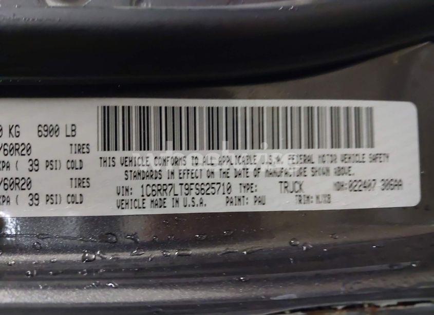 Photo 9 of 2015 Ram 1500 OUTDOORSMAN (VIN 1C6RR7LT9FS625710)