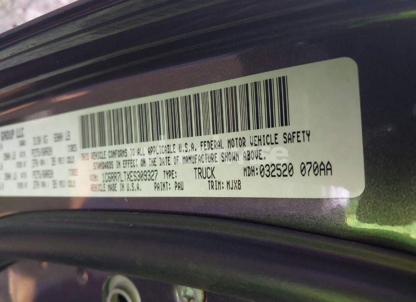 Photo 9 of 2014 Ram 1500 BIG HORN (VIN 1C6RR7LTXES309327)