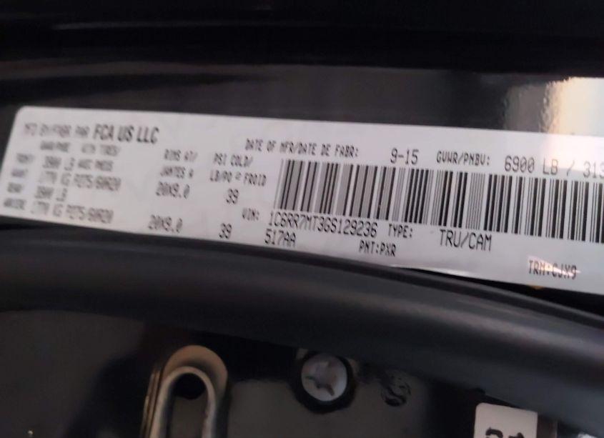 Photo 9 of 2016 Ram 1500 SPORT (VIN 1C6RR7MT3GS129236)