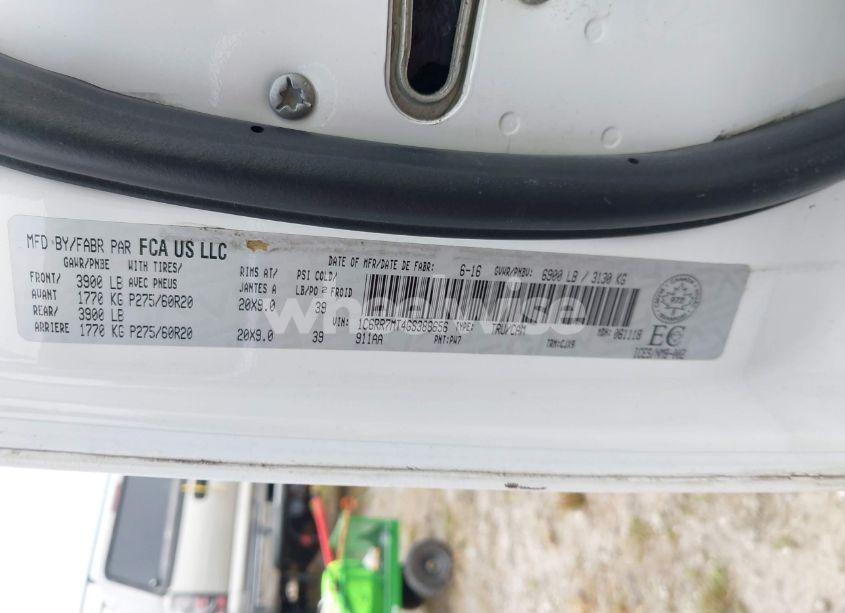 Photo 9 of 2016 Ram 1500 SPORT (VIN 1C6RR7MT4GS388656)