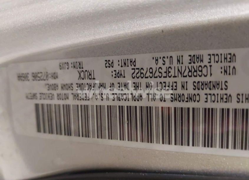 Photo 9 of 2015 Ram 1500 LARAMIE (VIN 1C6RR7NT3FS767922)