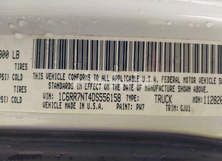 Photo 9 of 2013 Ram 1500 LARAMIE (VIN 1C6RR7NT4DS556158)