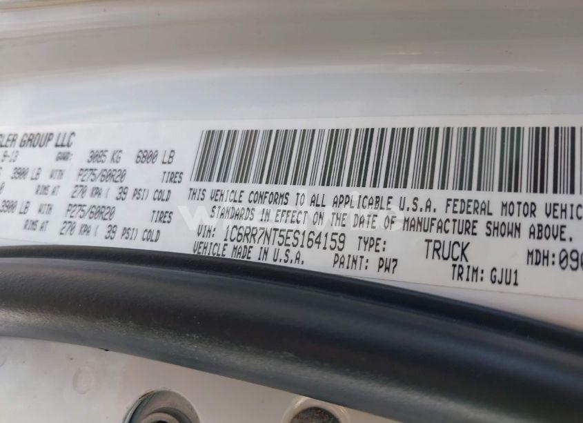 Photo 9 of 2014 Ram 1500 LARAMIE (VIN 1C6RR7NT5ES164159)