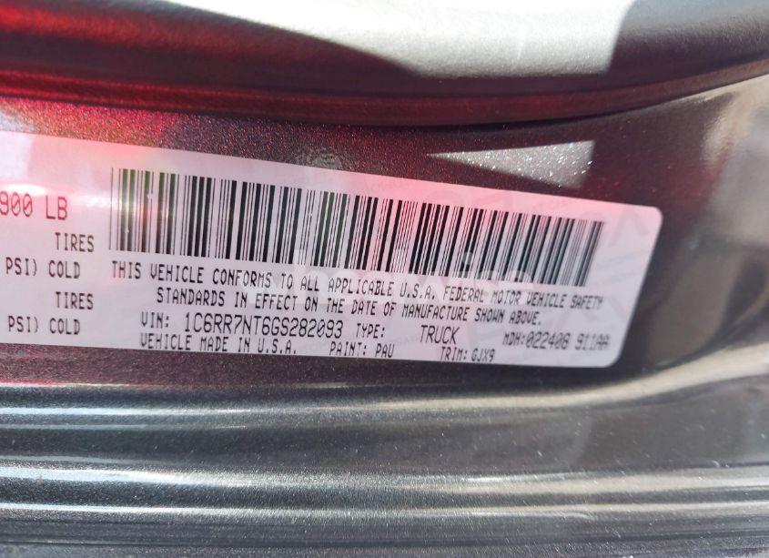 Photo 9 of 2016 Ram 1500 LARAMIE (VIN 1C6RR7NT6GS282093)