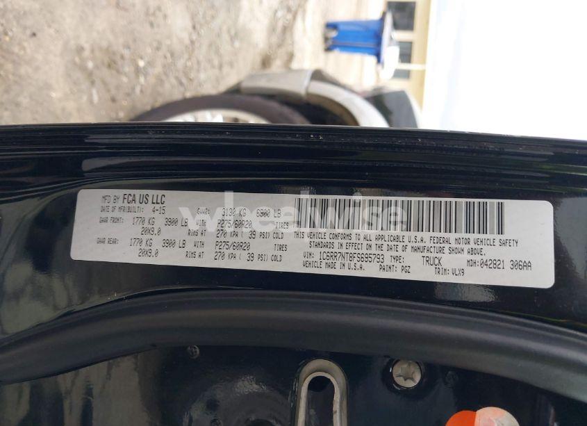 Photo 9 of 2015 Ram 1500 LARAMIE (VIN 1C6RR7NT8FS695793)