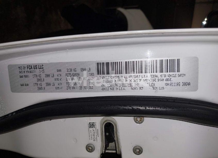 Photo 9 of 2015 Ram 1500 LARAMIE (VIN 1C6RR7NT9FS587196)