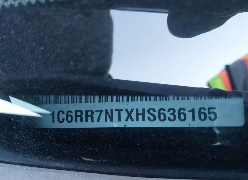 Photo 9 of 2017 Ram 1500 LARAMIE 4X4 5'7 BOX (VIN 1C6RR7NTXHS636165)