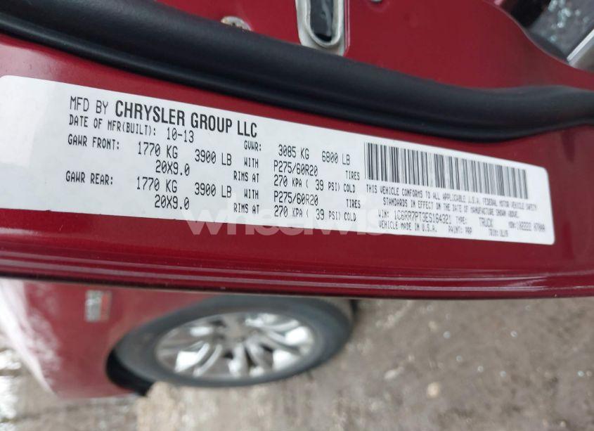 Photo 9 of 2014 Ram 1500 LONGHORN LIMITED (VIN 1C6RR7PT3ES164321)