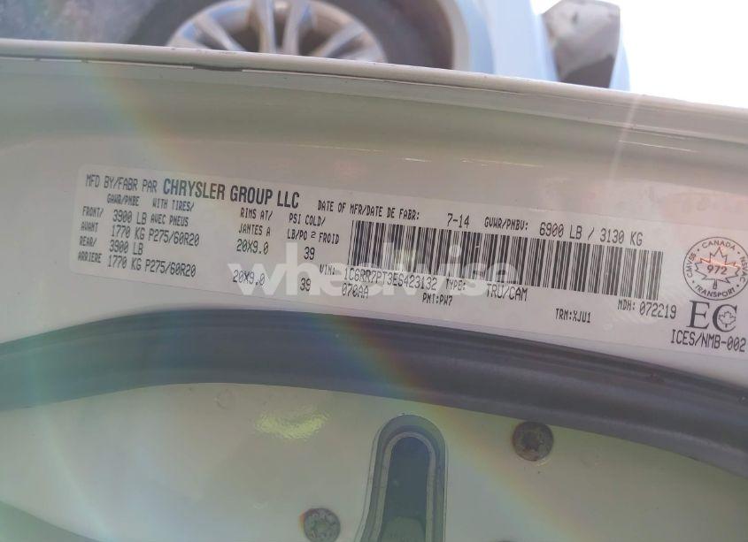 Photo 9 of 2014 Ram 1500 LONGHORN (VIN 1C6RR7PT3ES423132)