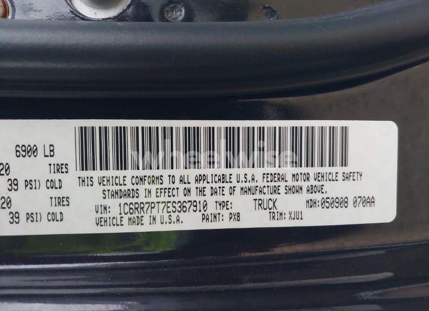 Photo 9 of 2014 Ram 1500 LONGHORN (VIN 1C6RR7PT7ES367910)