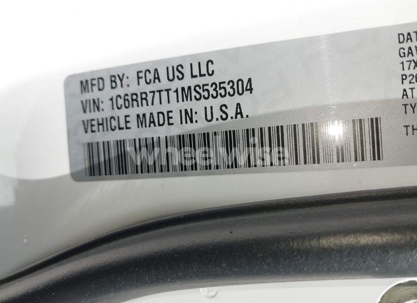 Photo 9 of 2021 Ram 1500 CLASSIC SLT 4X4 6'4 BOX (VIN 1C6RR7TT1MS535304)