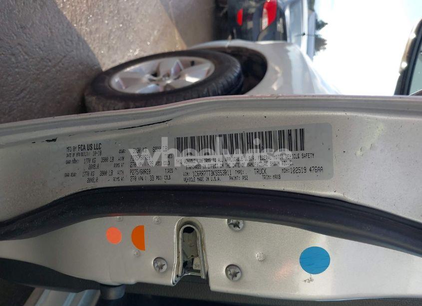 Photo 9 of 2019 Ram 1500 CLASSIC BIG HORN 4X4 6'4 BOX (VIN 1C6RR7TT3KS553011)