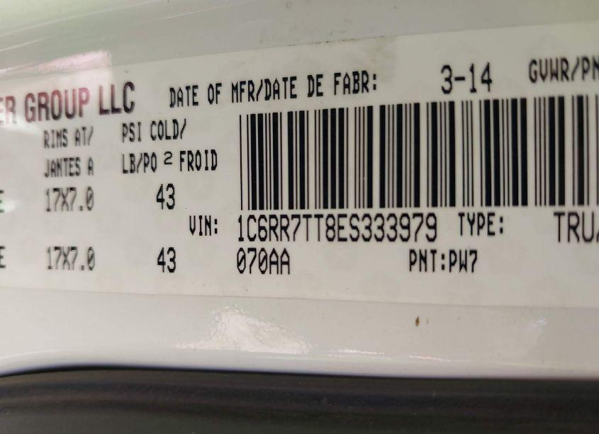 Photo 9 of 2014 Ram 1500 SLT (VIN 1C6RR7TT8ES333979)