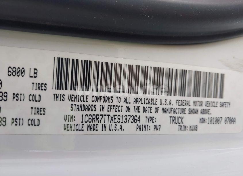 Photo 9 of 2014 Ram 1500 LONE STAR (VIN 1C6RR7TTXES137364)